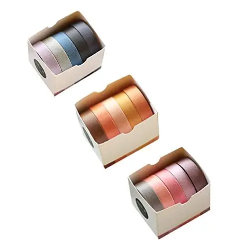 Produktbild: STOBOK 15 Rollen Diy-washi-klebeband Foto Geschenkverpackungsband Dünnes Washi Tape 10mm Scrapbook-klebeband Bastelband Washi-tape Notizbuch Washi Tape Papierklebeband Handkonto Japanisch