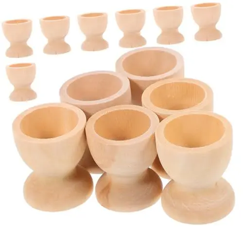 Produktbild: STOBOK Ostern Decor Holz Eier Halten Stand Handwerk Ostern Dekorationen für Jungen und Mädchen