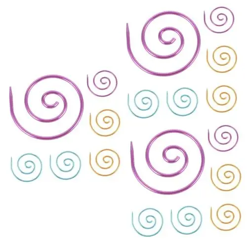 Produktbild: STOBOK 18 Stk Zopfstricknadeln Kabelbinder Der Nähteil Werkzeug Tapeziertisch Wandteppich Strickzubehör Nähnadel Diy-nadeln Weberei Webzubehör Kompakte Nadel Bequeme Gebogene Nadel Metall