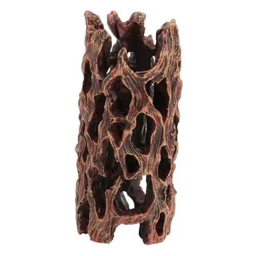 Produktbild: STOBOK 1Stk Dekorationen für Aquarien Reptilien Baumhöhle Aquarium Ornament Versteck Schildkröte wohnungseinrichtung wohnungsdeko Aquarienverzierung Aquariumdekoration Harz Coffee