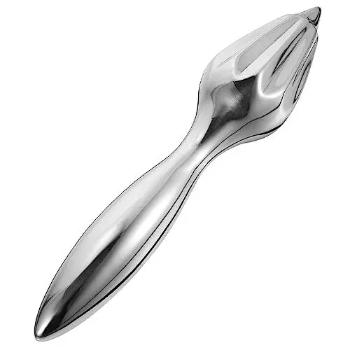 Produktbild: STOBOK 1Stk Zitronenkegel citruspresse juicer machine meyve sıkacağı juicello Handzitruspresse Fänger Zitruspresse Reibahle Orange Kalk Zitrusreibahle Fruchtpresse Rostfreier Stahl Silver