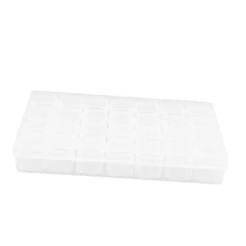 Produktbild: STOBOK 1 Satz Diamant- Jewllery Organiser Schmuckorganisierer Schmuck-Organizer Ohrringe Transparenter Perlenhalter Klare Trennwände Werkzeug Weiß 6st