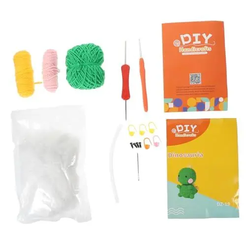 Produktbild: STOBOK 1 Satz Häkellernset DIY Häkeltier-Set Strickset Häkelnadel handwerkliches Häkelsets für Kinder Schreibtisch Topfpflanze Weihnachtssocken einstellen