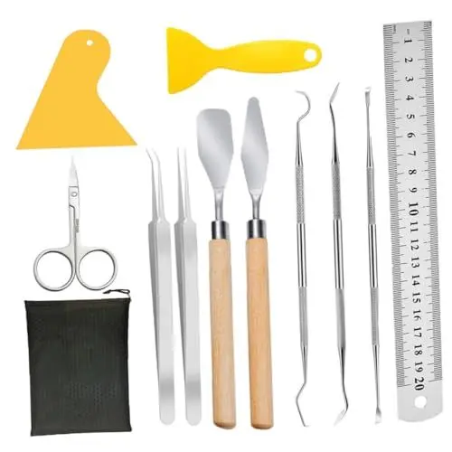 Produktbild: STOBOK Grundlegendes Töpferwerkzeug-set Ton-modellierset 11-teiliges Werkzeug Geeignet für alle Tongrößen und -formen