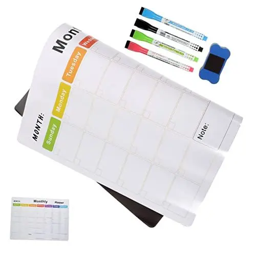 Produktbild: STOBOK Magnetische Memotafel Für Den Kühlschrank – Whiteboard-planer Mit Trockenlöschfunktion Für Den Heimgebrauch