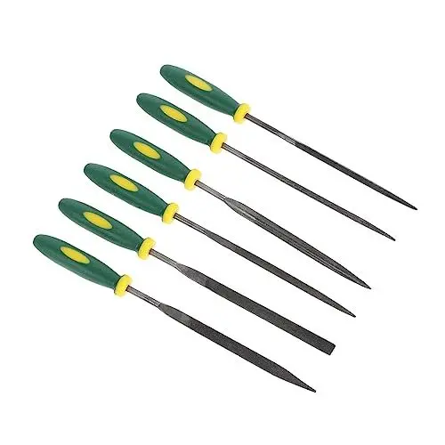 Produktbild: STOBOK 6stücke Stahlfeilen-set Mit Praktischen Schleiffeilen Diamantfeilen Für Haushalt Metallpolierwerkzeug-set Und Holzbearbeitungswerkzeugen