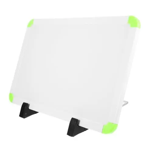 Produktbild: STOBOK Doppelseitige Whiteboard-ständer Praktische Trocken Abwischbare Desktop-tafel Favourde-magnet Für Whiteboard Schreibtafel Zum Malen