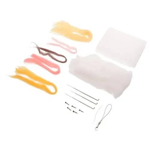 Produktbild: STOBOK 1 Satz Vogelwollfilz filzbeutel filzsäckchen Nadel Filzen Set Handarbeitsset Filzen Filzset Basteln Werkzeuge zum Nadelfilzen Nadelfilzmaterial selber Machen Nadelfilz-Kits gefühlt