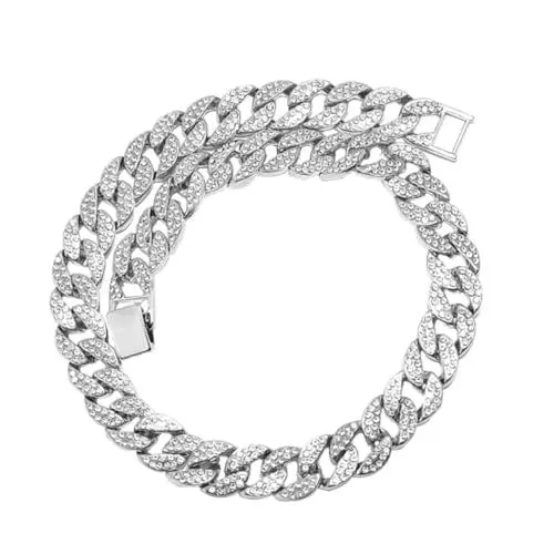 Produktbild: STOBOK 1stk Halskette Diamantkette Herren Mann Armband Stilvoller Mann Handschmuck Antiker Schmuck Goldschmuck Armbänder Für Männer Silber Männer Silberkette Modisch Legierung Silver