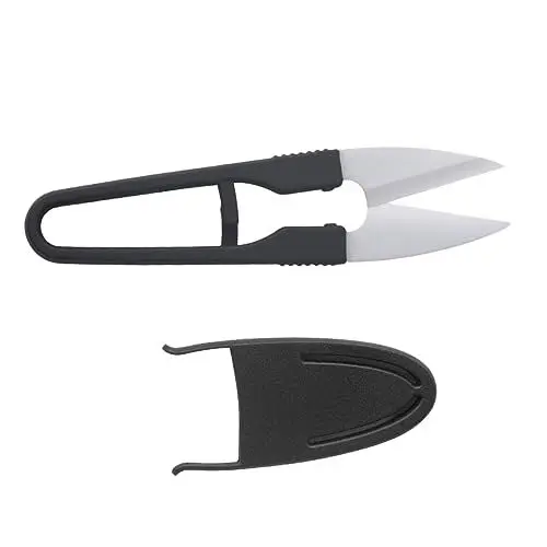 Produktbild: STOBOK 1stk Keramikklinge Kunststoffgriff Kreuzstichschere Angelschere Fadenschere Gewindeschneider Du Formst Eine Schere Du Nähst Eine Schere Schneiderschere Fadenschneider Klein Cutter