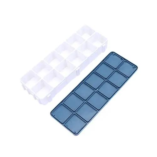 Produktbild: STOBOK 1stücke Malpalette Aus Kunststoff Mit Fächern Soft-Cover Für Malerei Junge Mädchen-farbwanne Leicht Zu Reinigen DIY Malwerkzeug Für Jungen Und Mädchen