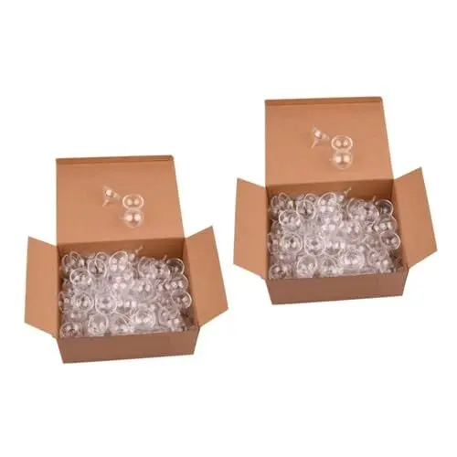 Produktbild: STOBOK 200 STK Schokoladenbecher Hohle Kugeln Hochzeitsblumensträuße Papierbecher Hohle Bonbonkugeln Bälle aus Plastikverpackungen für Bonbons Strauß Halterung Schimmel