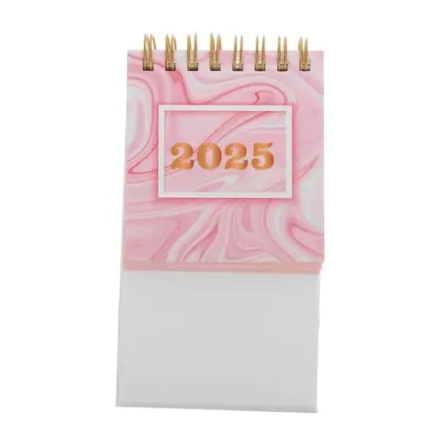 Produktbild: STOBOK 2025 Schreibtischkalender Tischkalender zum Aufstellen Mini-Monatskalender Kreativer Kalender für das Büro Tischkalender mit minimalistischem Design Mini-Tischkalender Papier