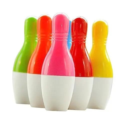 Produktbild: STOBOK Praktische Kugelschreiber 20 Stück Einziehbare Bowling-pin-stifte Dicke Minen Schreibwerkzeuge Für Studenten Zufällige Farbe