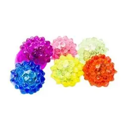 Produktbild: STOBOK 20 LED Leuchten Holprige - Gummiringe Blinkende Ringe Fingerspielzeug Partygeschenke für Kindergeburtstag Klassenzimmer Belohnungen Preise Spielzeug Leuchten Kinderring