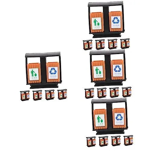 Produktbild: STOBOK 20 Stk Micro-Landschaftswandleuchte Mini- Mini-Mülleimer für den Schreibtisch Modelle Puppenhaus-Ornament Sandtisch Mülleimer Sandkasten schmücken Dekorationen Zubehör Kind