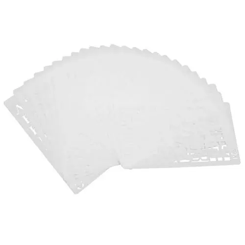 Produktbild: STOBOK Malschablonen-set Alphabet-buchstaben 24-teilig Gemischte Journal-schablonen Zum Zeichnen Und Scrapbooking