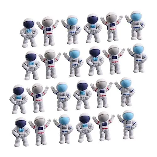 Produktbild: STOBOK 24 Stück Klassenzimmer Festival Weltraum Tragbare Füllstoffe Neuheit Studentenzubehör Bleistiftfüller Ei Astronaut Multifunktions-Mini-D-Radiergummi Für Süße Geschenke Preise