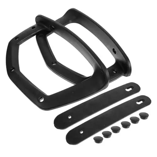 Produktbild: STOBOK 2St Rollstuhl-Unterarmmatte bürostuhl armlehne Armlehnenauflagen Kunststoff Ersatzteile Stuhlarm Computerstuhl Zubehör Silas Armlehnenpolster Sessel PP-Kunststoff