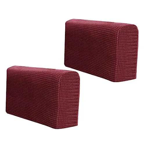 Produktbild: STOBOK 2St Sofabezug Liege Schwarze Stühle Armlehnenbezüge für Möbel neigbar Bezug für Armlehnen BHS ersatzteile für gartenmöbel Stretch-bezüge Sessel handtücher Sofa-Armlehnentuch