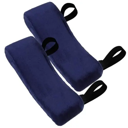 Produktbild: STOBOK 2stücke Armlehnenpolster Für Bürostühle Armlehnenkissen Ergonomisches Polster Für Stühle Gaming-stühle Und Esszimmerstühle Komfortabler Arm Und Ellenbogenstützpolster