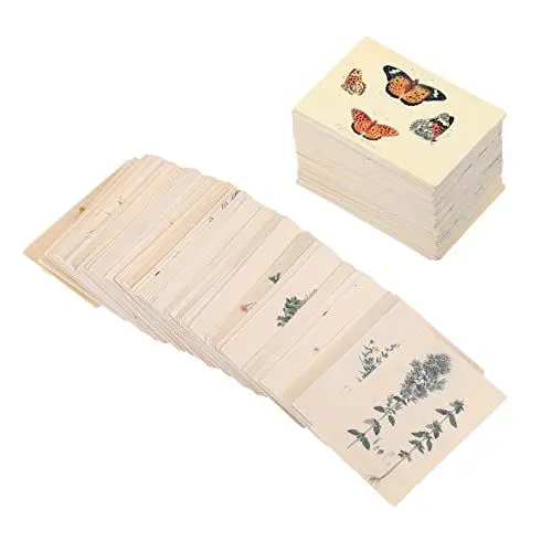 Produktbild: STOBOK 2 Packungen Mini-haft Karte Scrapbook-washi-tape Diy-scrapbooking-material Papier Reise-scrapbook-aufkleber Papier Für Musikalben Aufkleber Für Büro Notizbuch Weißer Karton Blatt