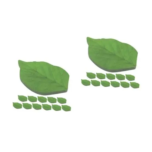 Produktbild: STOBOK 2 Sätze Baum Hinterlässt Haftnotizen Notizblock Memo-notizblöcke Klebenotizblöcke Pinnwandblätter Lustige Notizen Süße Seitenmarker Memo-post Papier Green 12 Packungen * 2