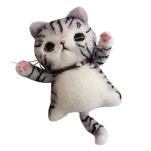 Produktbild: STOBOK 2 Sätze Wollfilz-spaß Werkzeug Material Zur Herstellung Von Wollfilz Filzset Für Anfänger Handgefertigte Nadelfilz-Kits Handarbeitszubehör Kleines Geschenk Wolle Schlagloch Mädchen