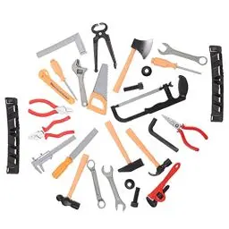 Produktbild: STOBOK 2 Set Kinder Werkzeug Spielzeug Kids BAU Werkzeug Spielzeug Set Kunststoff Pretend Spielen Zubehör für Kinder
