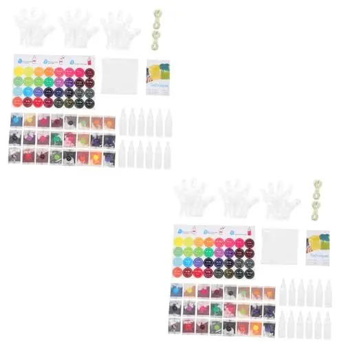 Produktbild: STOBOK 2 Sets Batik Pulver Batik Farbstoff Für Kinder T Shirt Stoff Farbstoff Batik Nachfüllpulver Batik Farben Batik Set Für Große Gruppen Batik Hemd Bulk Batik Set Kleider