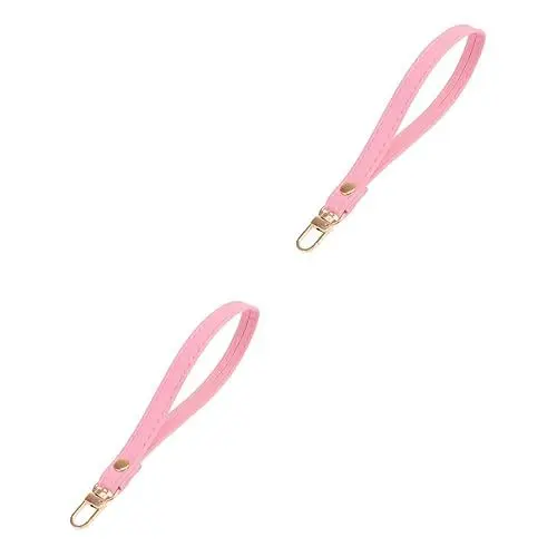 Produktbild: STOBOK 2st Armband Für Schlüssel Trageschlaufe Armband Schlüsselanhänger Telefon-lanyard Brieftasche Armband Brieftasche Aus Pu-leder Schlüsselarmband Handschlaufen Handhaben Handgelenk