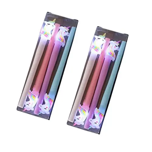 Produktbild: STOBOK 2st Neuheit Schreibstift Lustige Schreibstifte Stift Aufleuchten Glühstifte Stifte Aufleuchten Lustige Stifte Kinder Cartoon-leuchtstifte Led-stift Student Mädchen Flash-stift