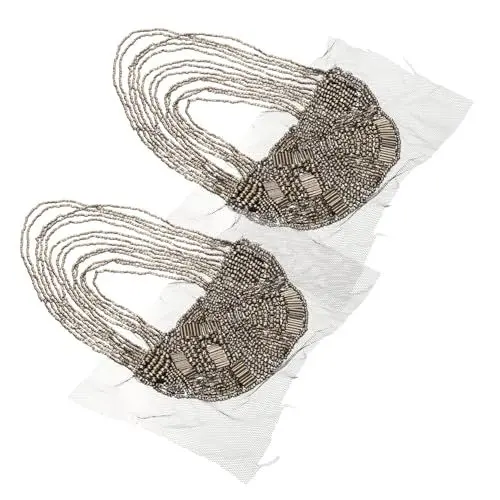 Produktbild: STOBOK 2st Schulterklappen Mit Quaste Einheitliches Abzeichen Epaulette Baumelnde Schulterklappen Jubiläen Schulterabzeichen Schulterklappen Für Männer Mann Kleidung Plastik Hochzeit