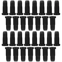 Produktbild: STOBOK 30Pcs Caster Buchse Hülse Möbel Buchse Büro Stuhl Caster Räder Möbel Einsätze für Caster Stem Grip Ring Caster Stuhl Beine (Schwarz)
