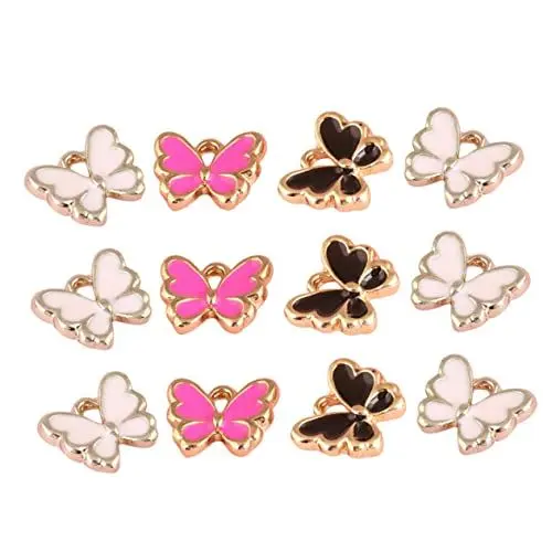 Produktbild: STOBOK -charms-set mit 30 Anhängern Aus Goldlegierung für Halsketten Armbänder Ohrringe Charm-set Zur Schmuckherstellung Rosy