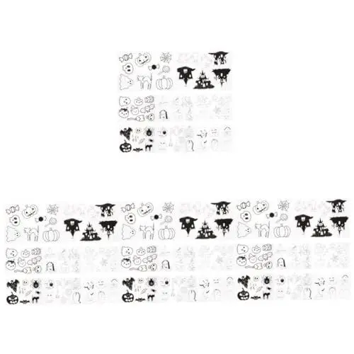 Produktbild: STOBOK 32 Blatt Halloween-Schrumpffolie schneidbare Schrumpfmaterialien schrumpfbares Papier Schrumpfmaterial selber Machen The Hallow halllowen spaß DIY-Versorgung Bastelbedarf bops