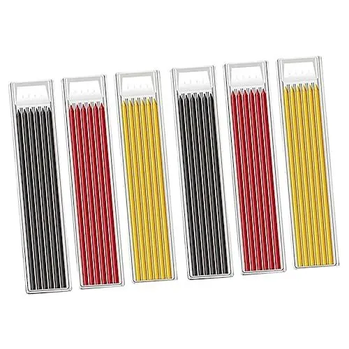 Produktbild: STOBOK 36st Kreidepulver Minen Für Zimmermannsbleistifte Mein in Texas Mechanisches Penicil Minen Für Druckbleistifte Für Tischler Pica Trocken Baumarker Graphit Mini Textmarker