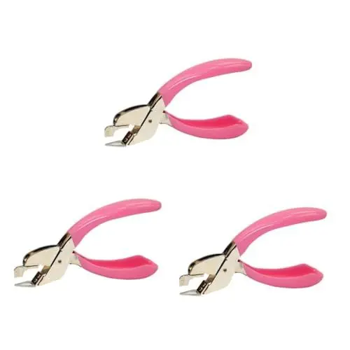 Produktbild: STOBOK 3St Handklammerentferner Büroklammerentferner Klammerextraktor nail puller Heftklammerentferner werkzeug Mode-Handnagelzieher Klammerentferner für Hefter gemütlich Nagelentferner