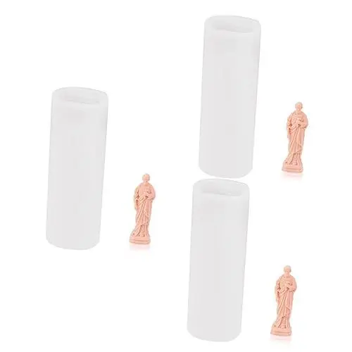 Produktbild: STOBOK 3 Stücke Einzigartige Jesus Kerze Mould Handgemachte Seife Formen Für Handwerk