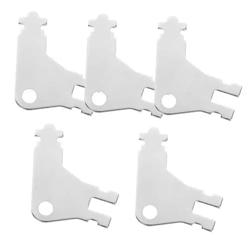 Produktbild: STOBOK 3 Sätze Universal Fit Papierhandtuchspender-schlüssel Metall Toilettenpapierspender-schlüssel Taschentuchspender-schlüssel Ersatz Bequem Zu Halten 5 Stück * 3