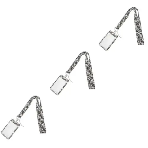 Produktbild: STOBOK 3 Stück Handy Lanyard Kartenhalter Schlüsselbänder Namensschildhalter Schützende Kartenhülle Studentenausweis Kartenhülle Für Studentenausweis Ausweishalter Mit Lanyard