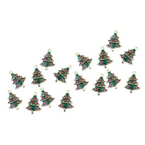 Produktbild: STOBOK 40 Stk Weihnachtsdekorationen dekorative Reize Weihnachtsanhänger Weihnachten Christbaum anhänger christbaumanhänger weihnachtliche dekorative anhänger Weihnachtszauber