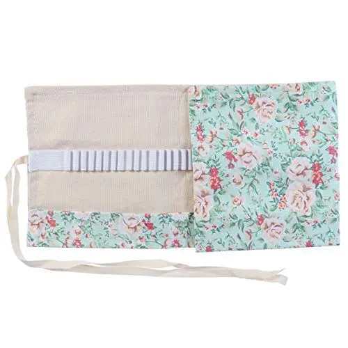 Produktbild: STOBOK 48 Slots Pencil Wrap Fall aufrollen Beutel Stifthalter Organizer für Grader Mädchen Malerei (frische Rose)