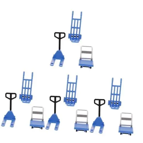 Produktbild: STOBOK Gabelstapler Miniatur 4 Sets Puppenhaus Modell Winziger Gabelstapler Modellwagen Miniatur Werkzeuge Mikro Landschaftsmodell Mikro Layout Plattform Werkzeuge Gabelstapler Ornament Mini