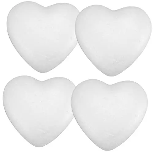 Produktbild: STOBOK Valentinstag Bastelschaum Herz Schaum Herz Bastelschaum Herzen Modellierschaum Herz