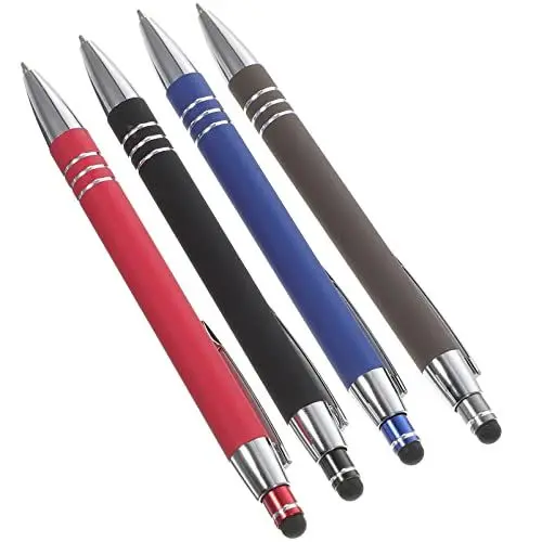 Produktbild: STOBOK 4 Stück Kugelschreiber Feine Stifte Büro Stifte Einziehbare Stifte Tinte Für Füllfederhalter Nachfüllungen Für Tintenstifte Designer-stifte Füller Metall Kleber Sprühen Drücken Sie