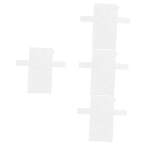 Produktbild: STOBOK 4 Stück Kunststoffgeflecht Mattengitter für Netznähte aus Acryl kreative Nähunterlagen kunststoffmatte plastikplane kunststoffbretter Kunststoff- -Kit DIY liefert Weiß