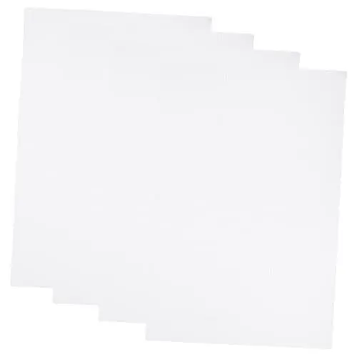 Produktbild: STOBOK 4 Stück Weiche Kleidung Stoffstickstoff Handarbeitsstoff Kreuzlieferungen Kreuzstichtuch Gesteppter Stoff Kreuz Zubehör Stickerei-Stoff 18 Tuch Tischdecke Klassisch 11ct Weiß