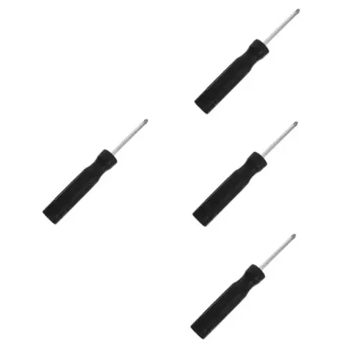 Produktbild: STOBOK 4er-box Versteckte Schlüsselanhänger Multi Interne Drahtratschen Lagerbehälter Verstauen Deckel Schrauben Elektrowerkzeuge Zubehör Leistung Gefälscht Black Plastik