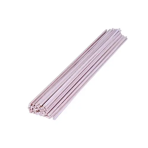 Produktbild: STOBOK 50 Stück Stangen aus Balsaholz Akupressurmatte DIY & Handwerk hölzerne Wachsstäbe Holzstäbchen DIY handgemachtes Material Paulownia-Scheiben Holzstock Modell Bambus